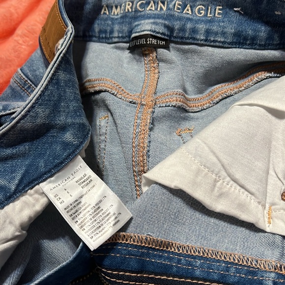 American Eagle NWOT Next Level Stretch Jean Skirt - Picture 3 of 7